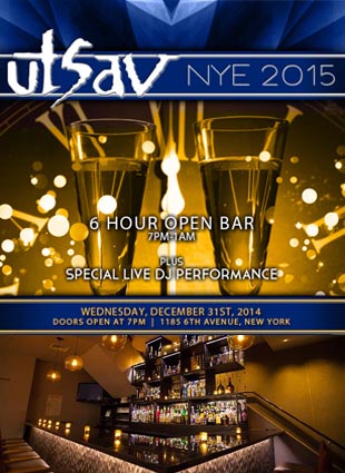 Times Square New Years Eve at Utsav NYC | NYC New Years Eve 2023