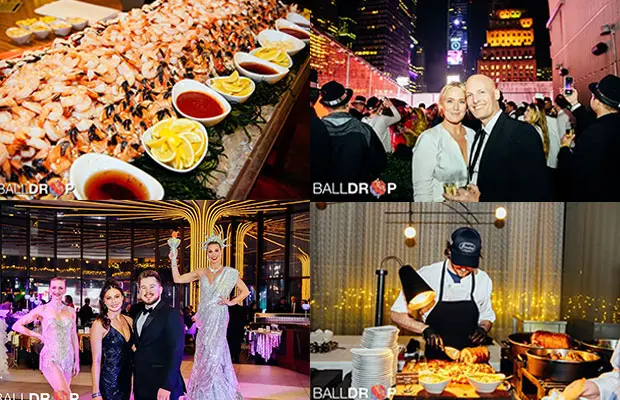 Marriott Marquis New Years Eve Dinner and Celebration by Guests who Attended the Event